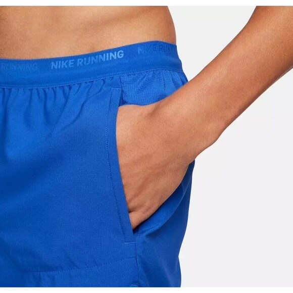 Nike Stride Dri-FIT 5'' 2-in-1 Running racing Shorts Men’s XL Blue FN2992-480 - Picture 3 of 8